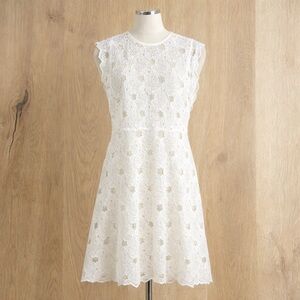 Zara White Lace Mini Dress
